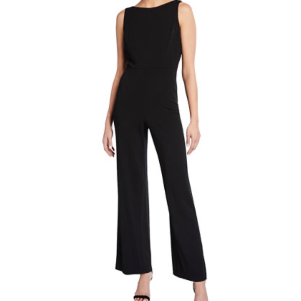 Karl Lagerfeld Black Wide - Leg Jumpsuit size 4